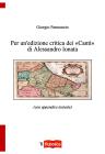 Per un'edizione critica dei «Canti» di Alessandro Ionata